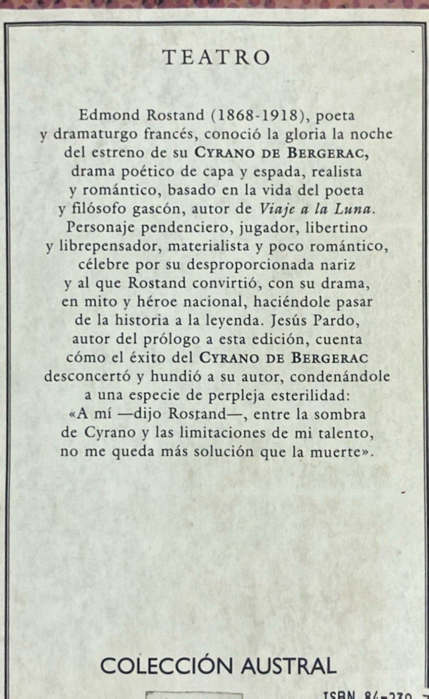 Cyrano de Bergerac | Edmond Rostand