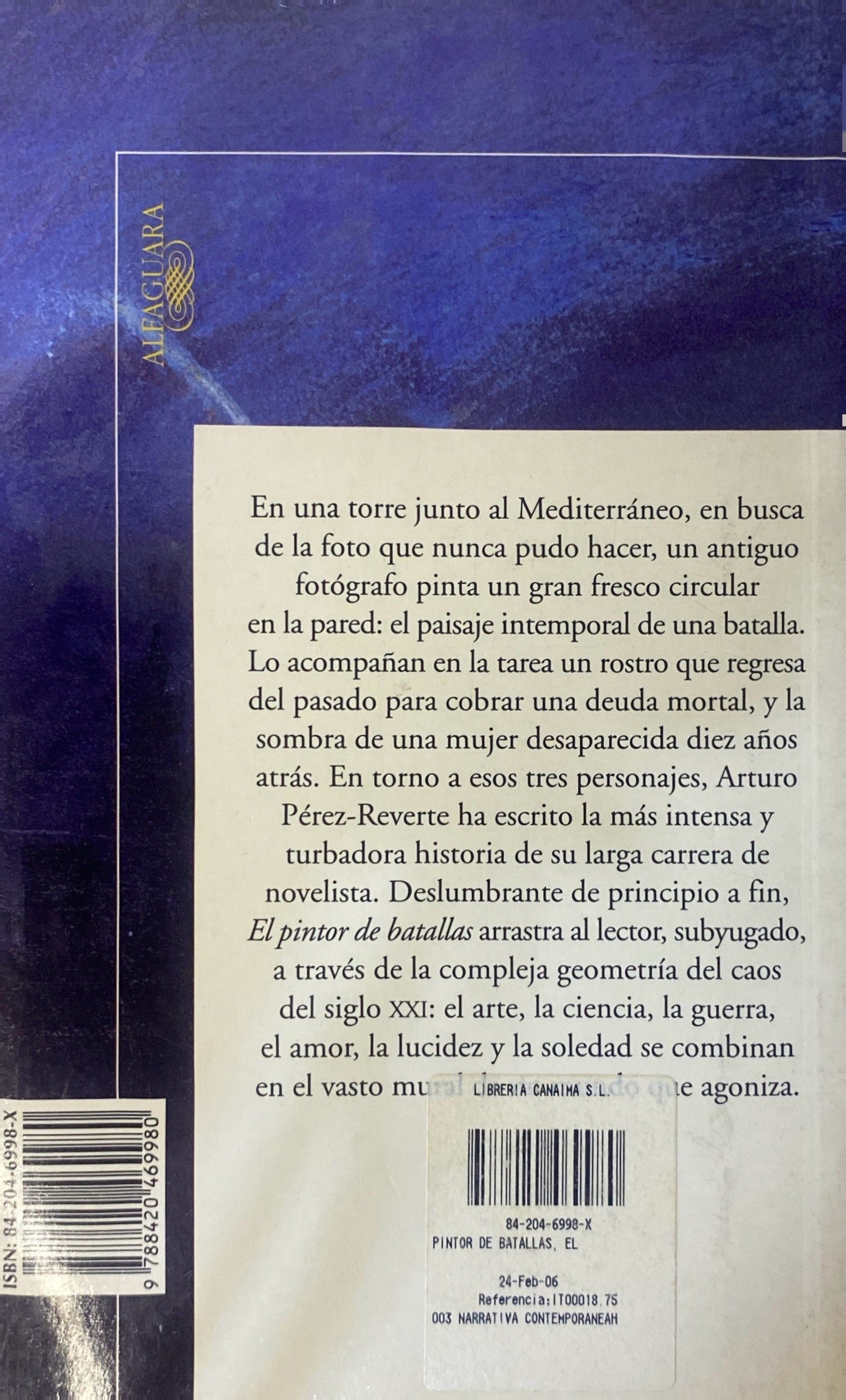 El pintor de batallas | Arturo Perez Reverte