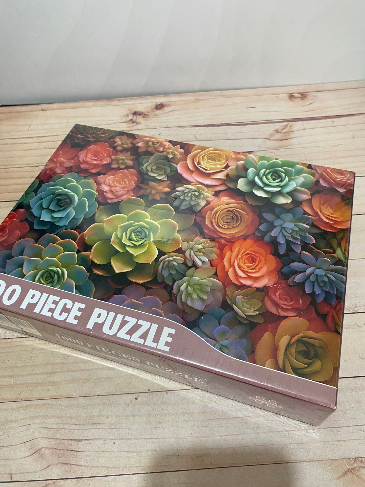 Rompecabezas de 1000 piezas suculentas