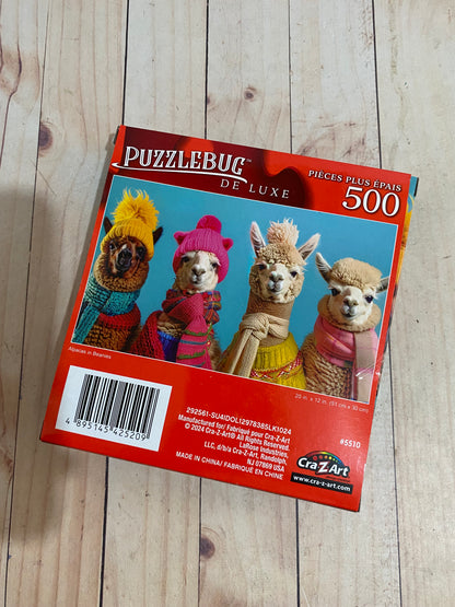 Rompecabezas de 500 piezas Alpacas
