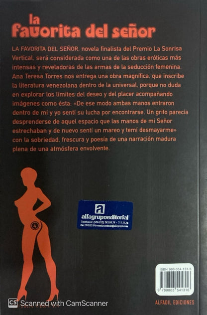 La favorita del señor | Ana Teresa Torres