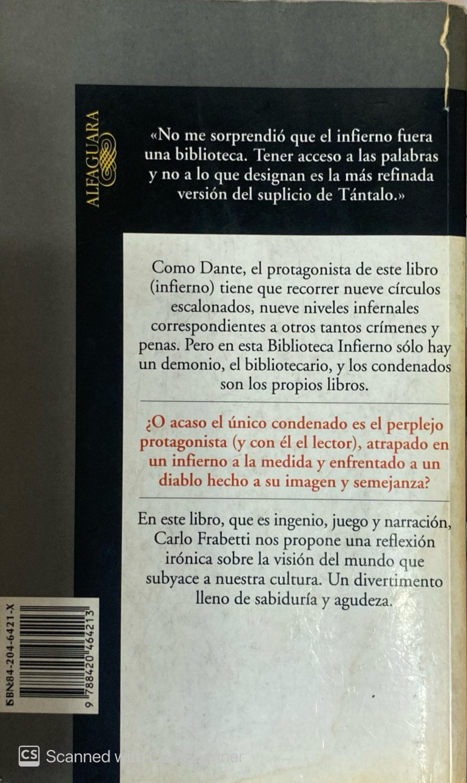 El libro infierno | Carlo Frabetti