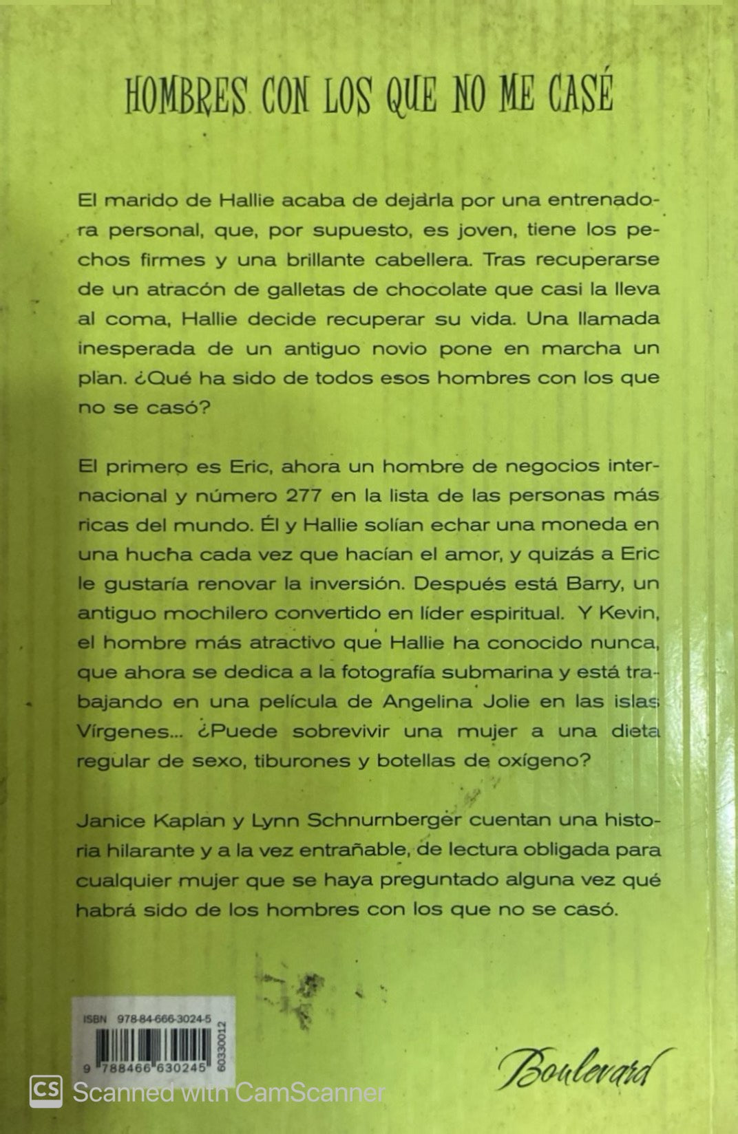 Hombres con los que no me casé | Janice Kaplan