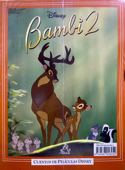 Cuentos de peliculas de Disney - Pinocho y Bambi 2