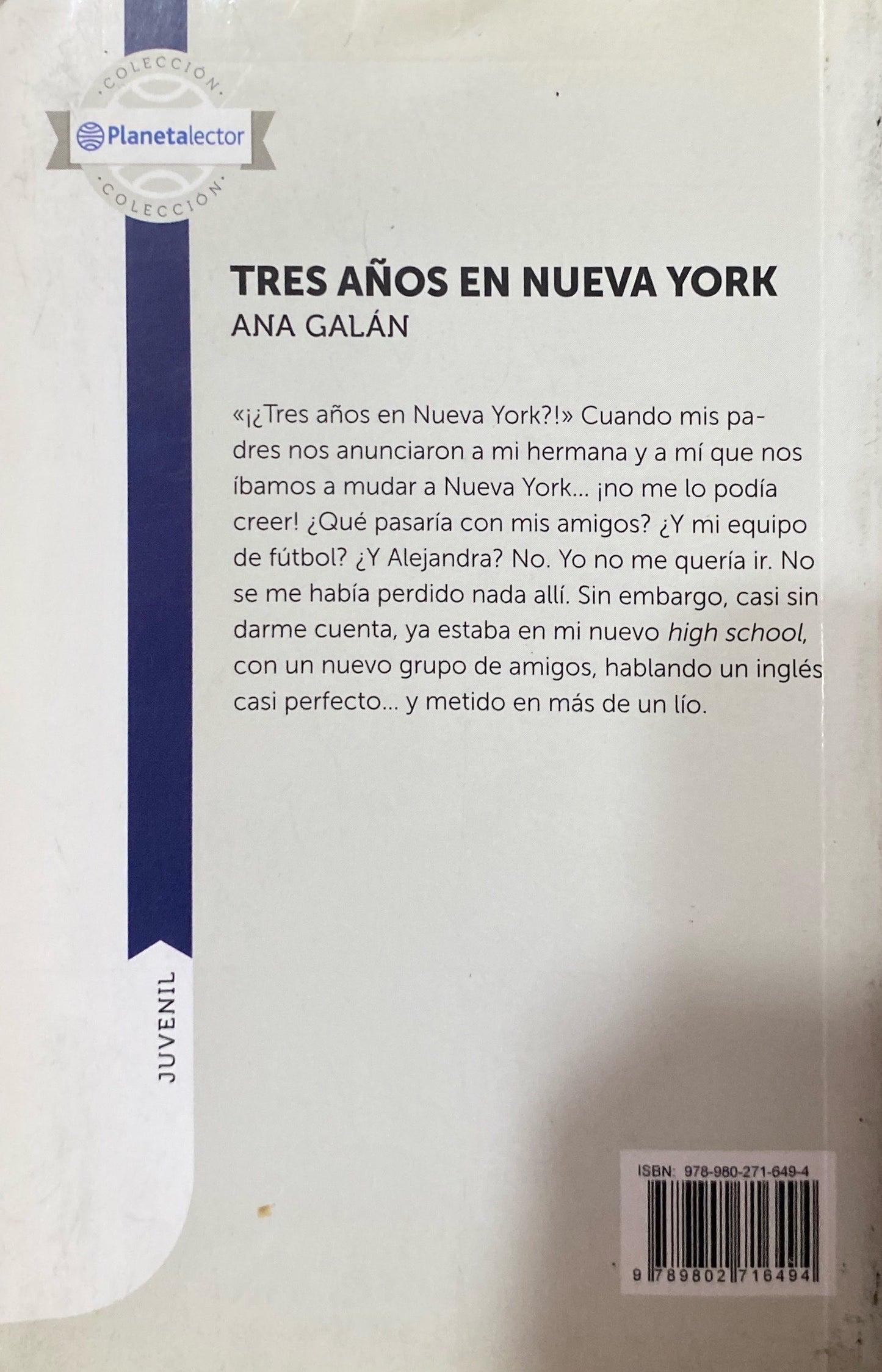 Tres años en nueva York | Ana Galán