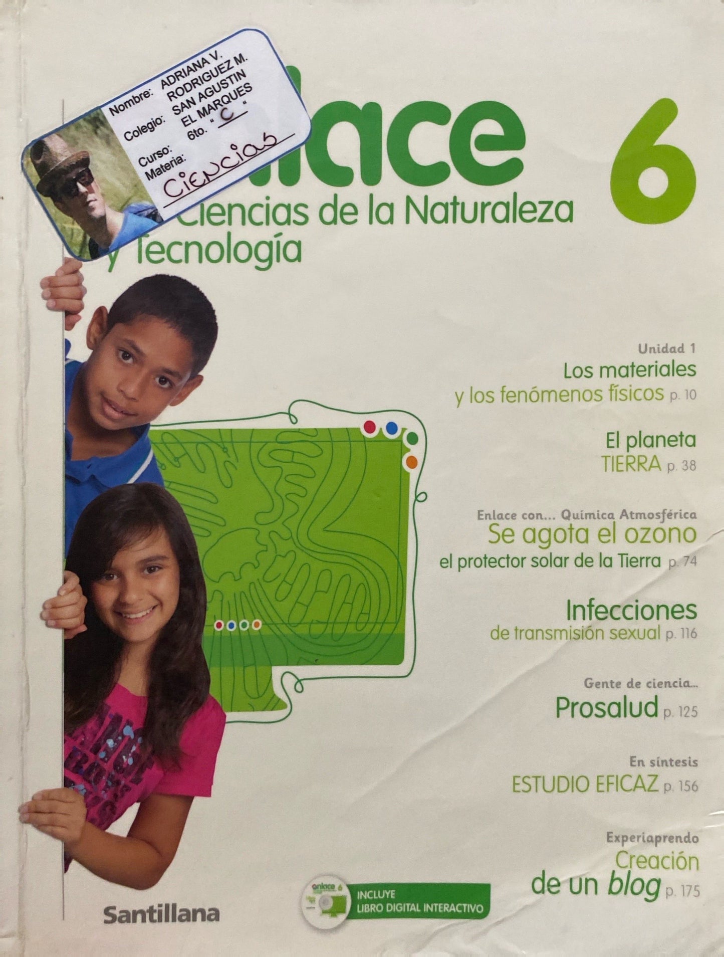 Enlace con ciencias de la naturaleza y tecnología 6