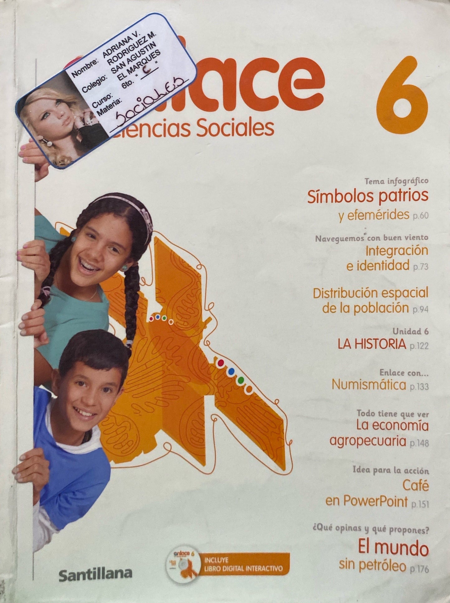 Enlace con Ciencias Sociales 6