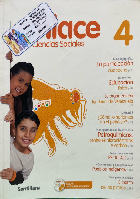 Enlace con Ciencias Sociales 4