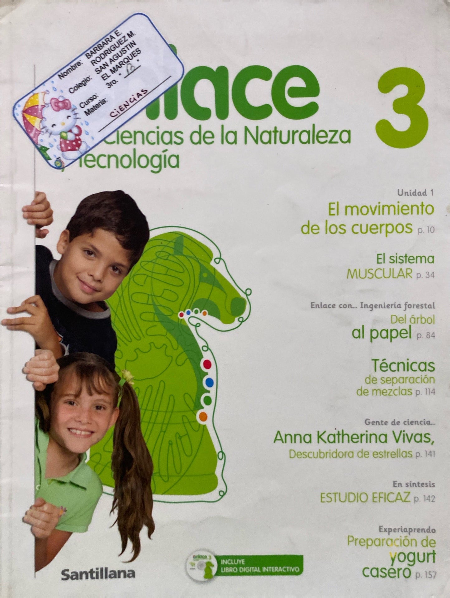 Enleca con Ciencias de la naturaleza y tecnología 3