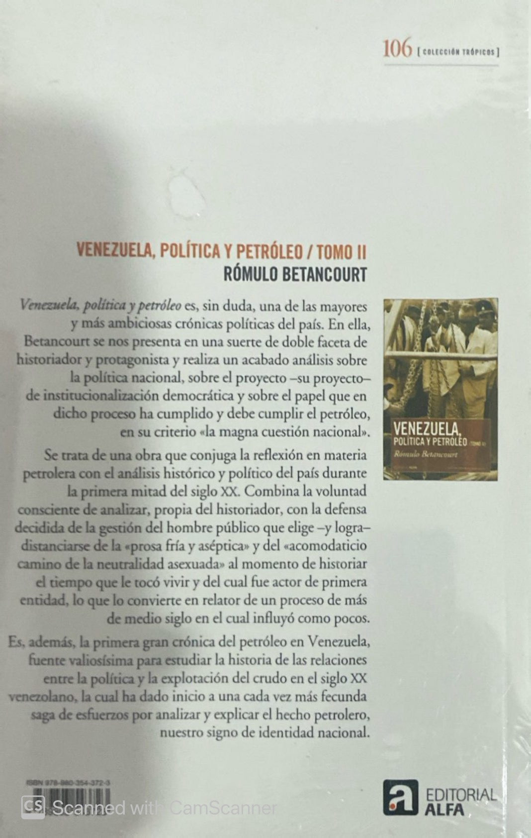 Venezuela, política y petróleo (Tomo II) | Rómulo Betancourt