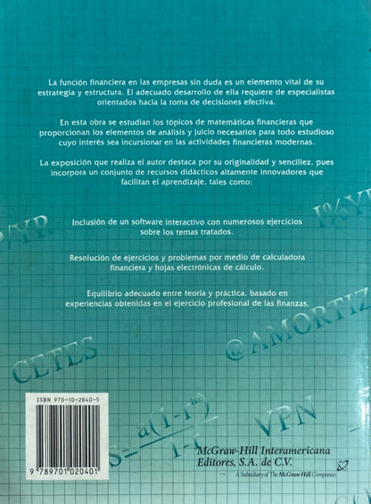 Matemáticas Financieras | Enrique García González