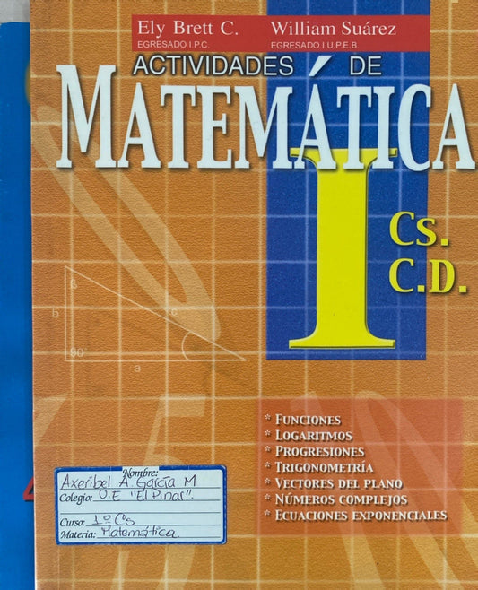 Actividades de Matemática 4to Ely Brett