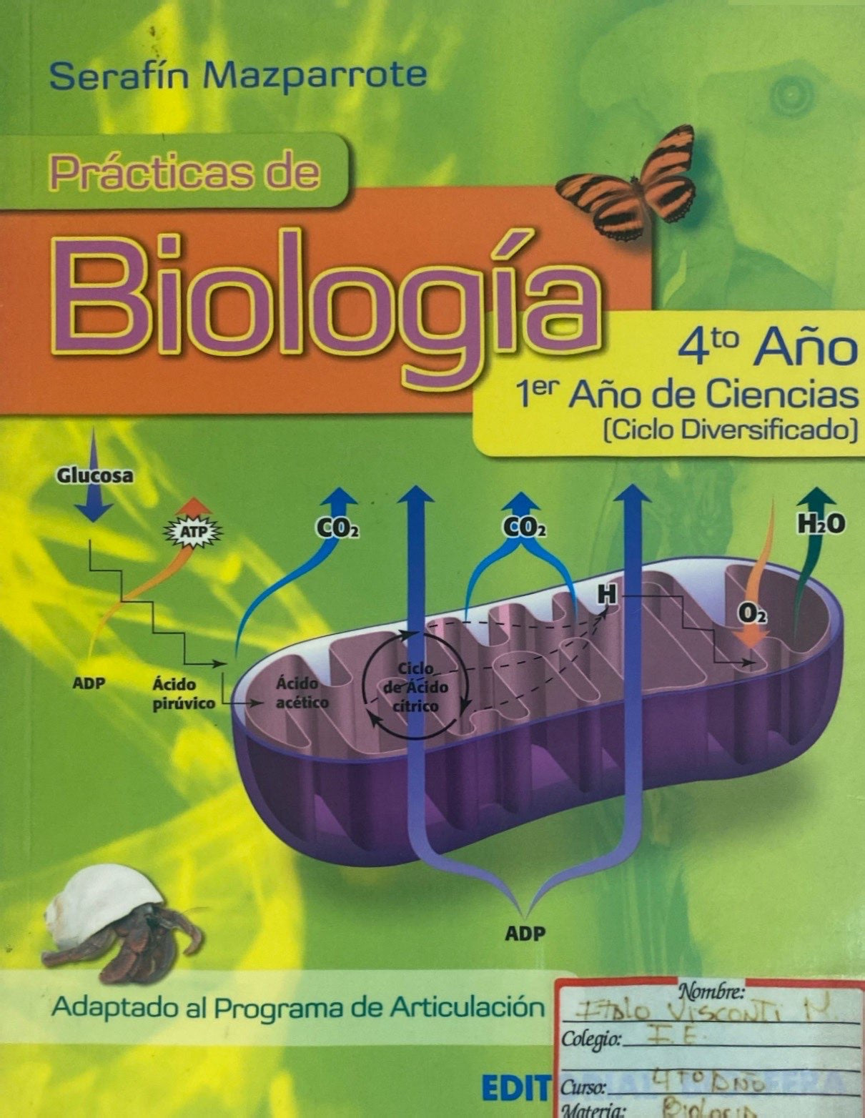 Prácticas de Biología 4to Año Serafín Mazparrote