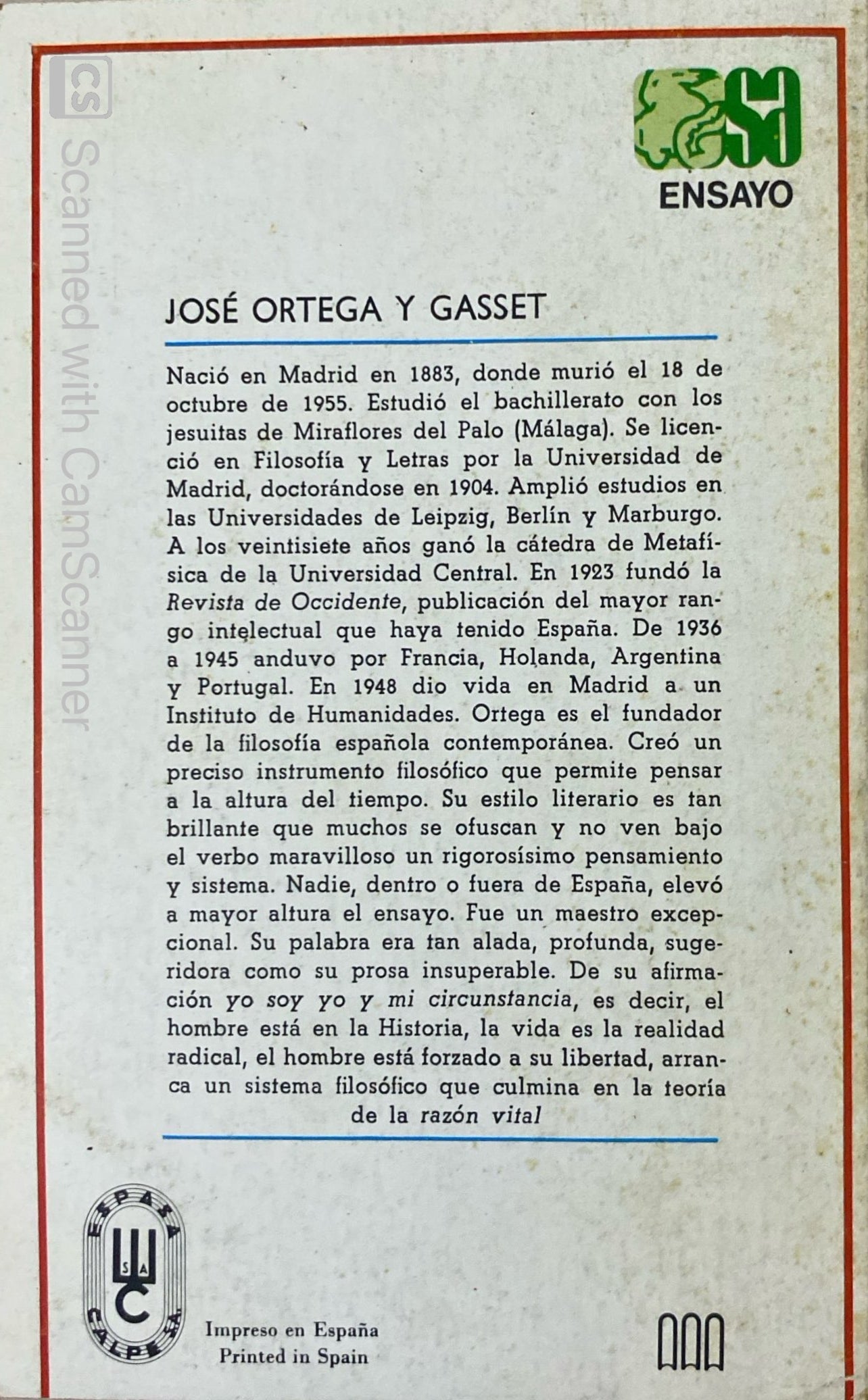 La rebelion de las masas | José Ortega y Gasset