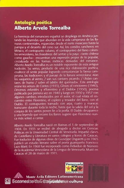 Antología poética | Alberto Arvelo Torrealba