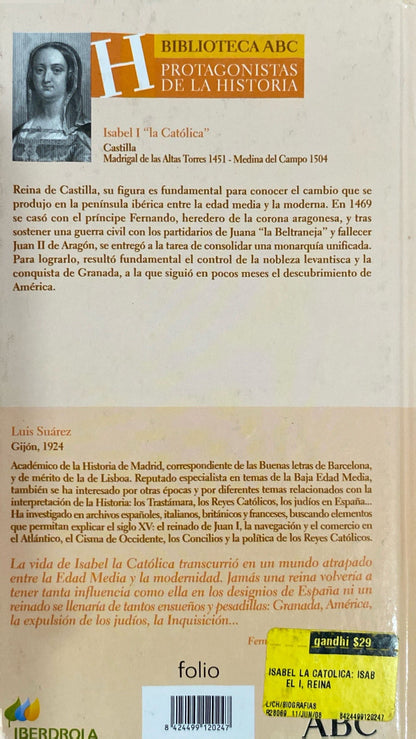 Biografía de Isabel La Católica