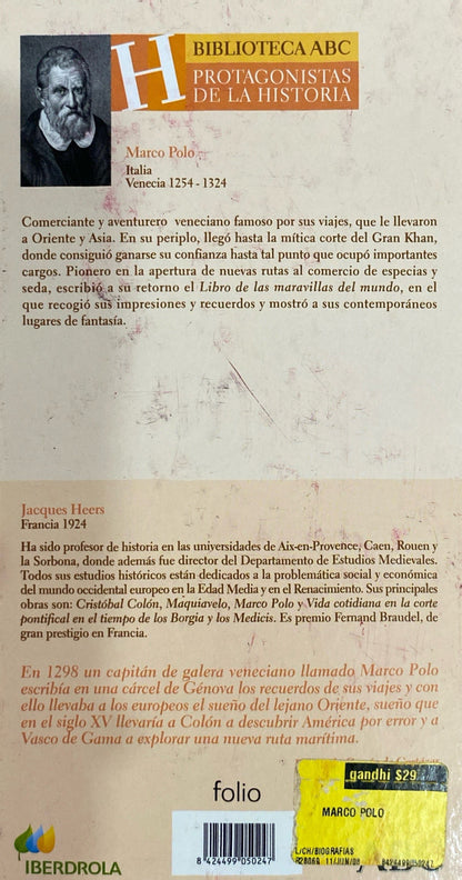 Biografía de Marco Polo