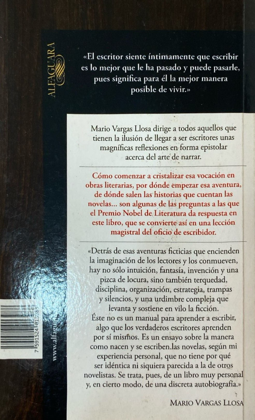Cartas a un joven novelista | Mario Vargas Llosa