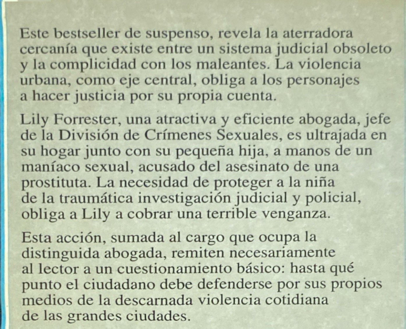 Circunstancias atenuantes | Nancy Taylor Rosenberg