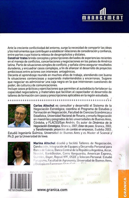 Construir tratos | Carlos Altschul