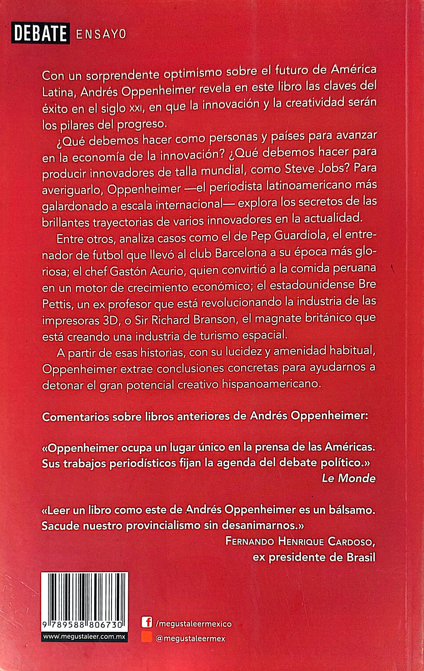 Crear o morir | Andrés Oppenheimer