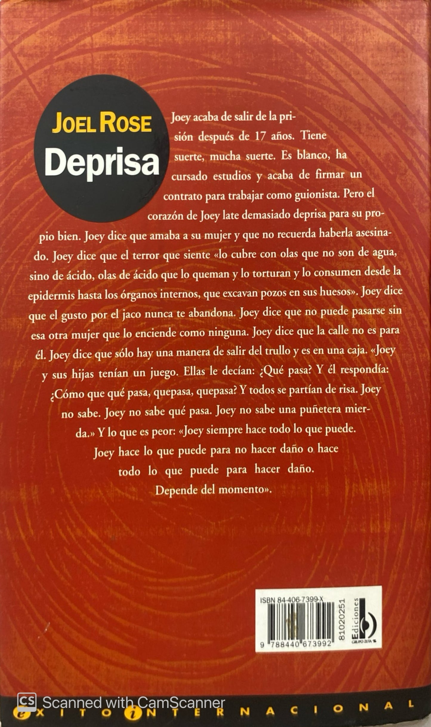 Deprisa | Joel Rose