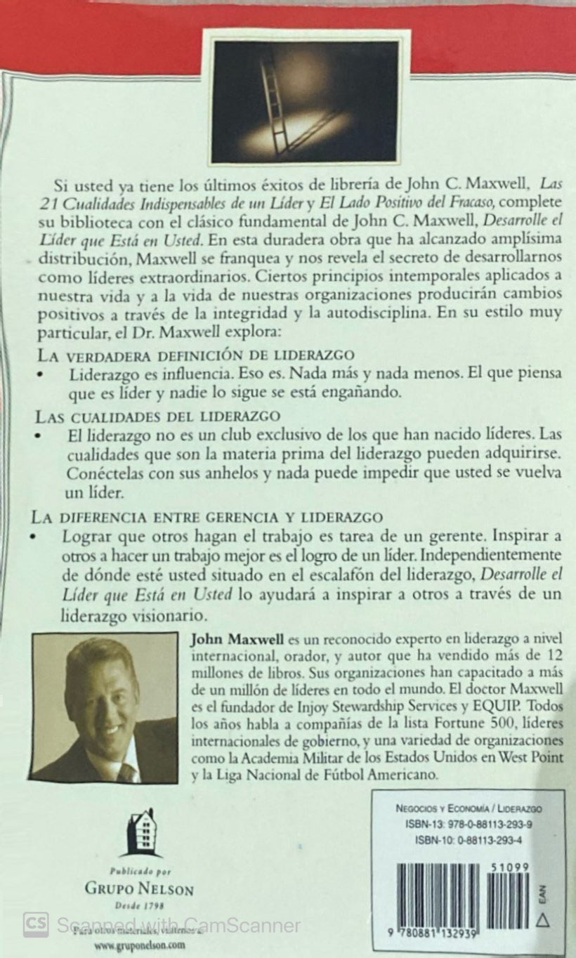 Desarrolle el líder que está en usted | John C.Maxwell