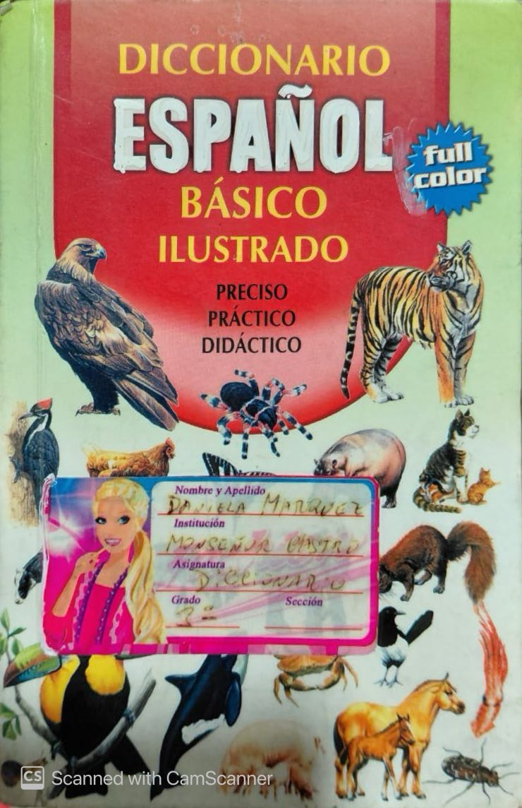 Diccionario español básico ilustrado