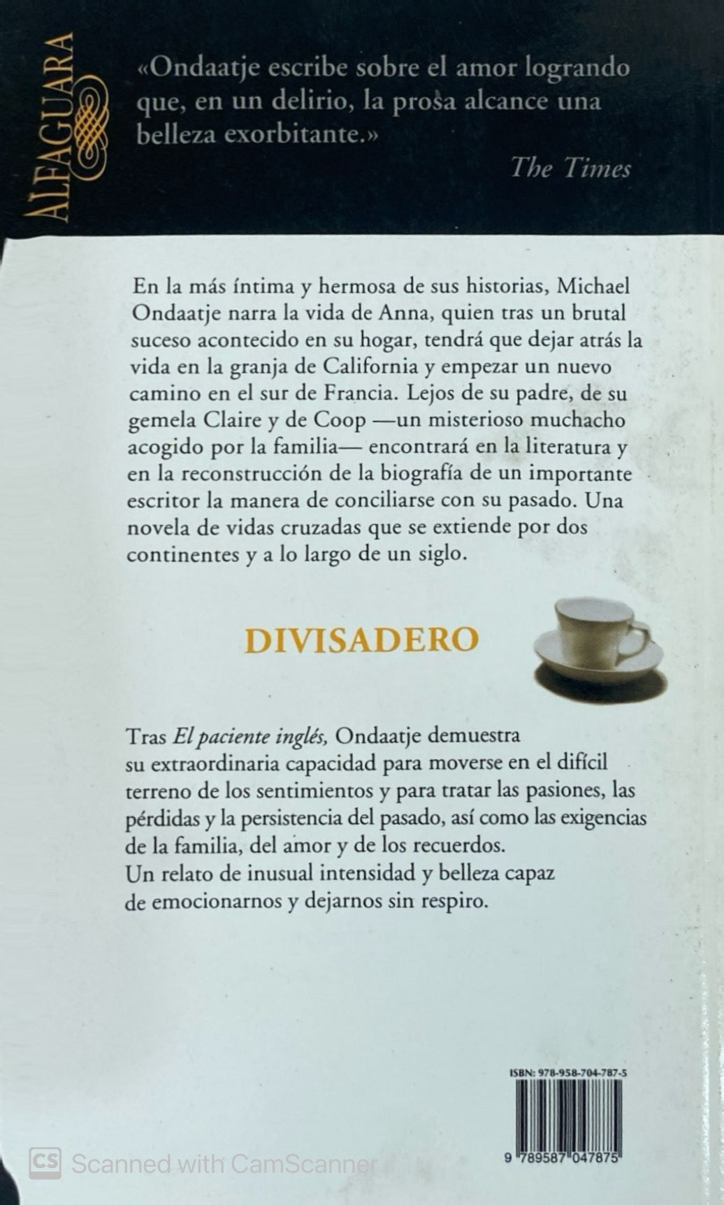 Divisadero | Michael Ondaatje