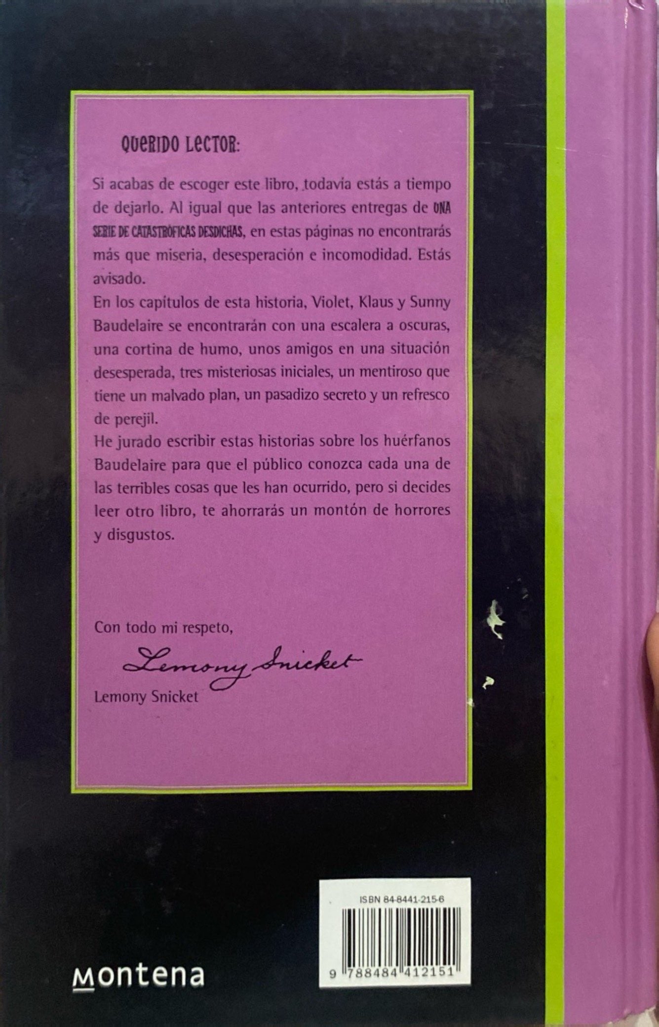 El ascensor artificioso | Lemony Snicket