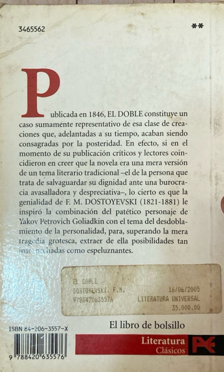 El doble | Fedor Dostoyevski