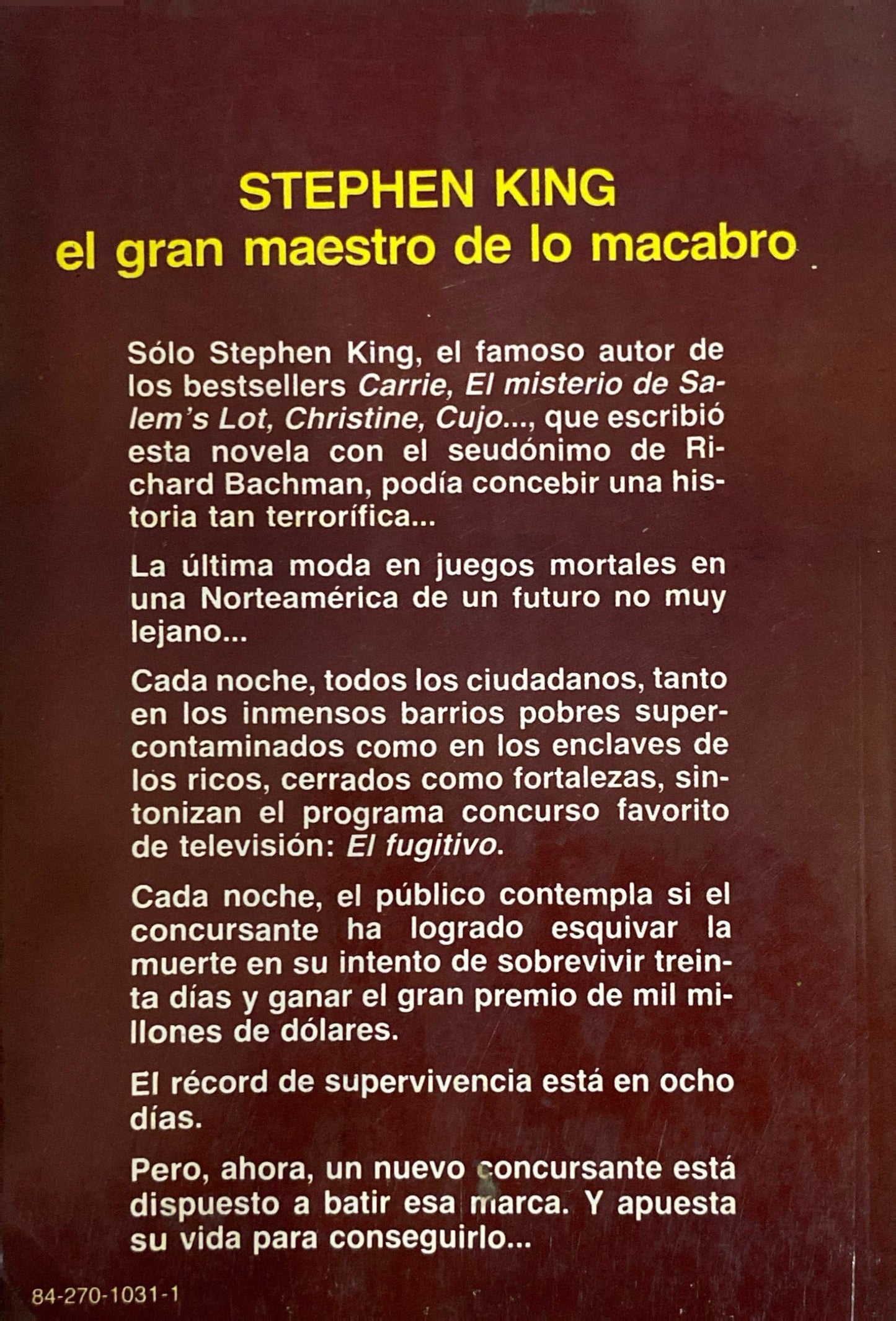 El fugitivo | Stephen King