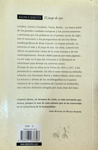 El juego de ojos | Elias Canetti