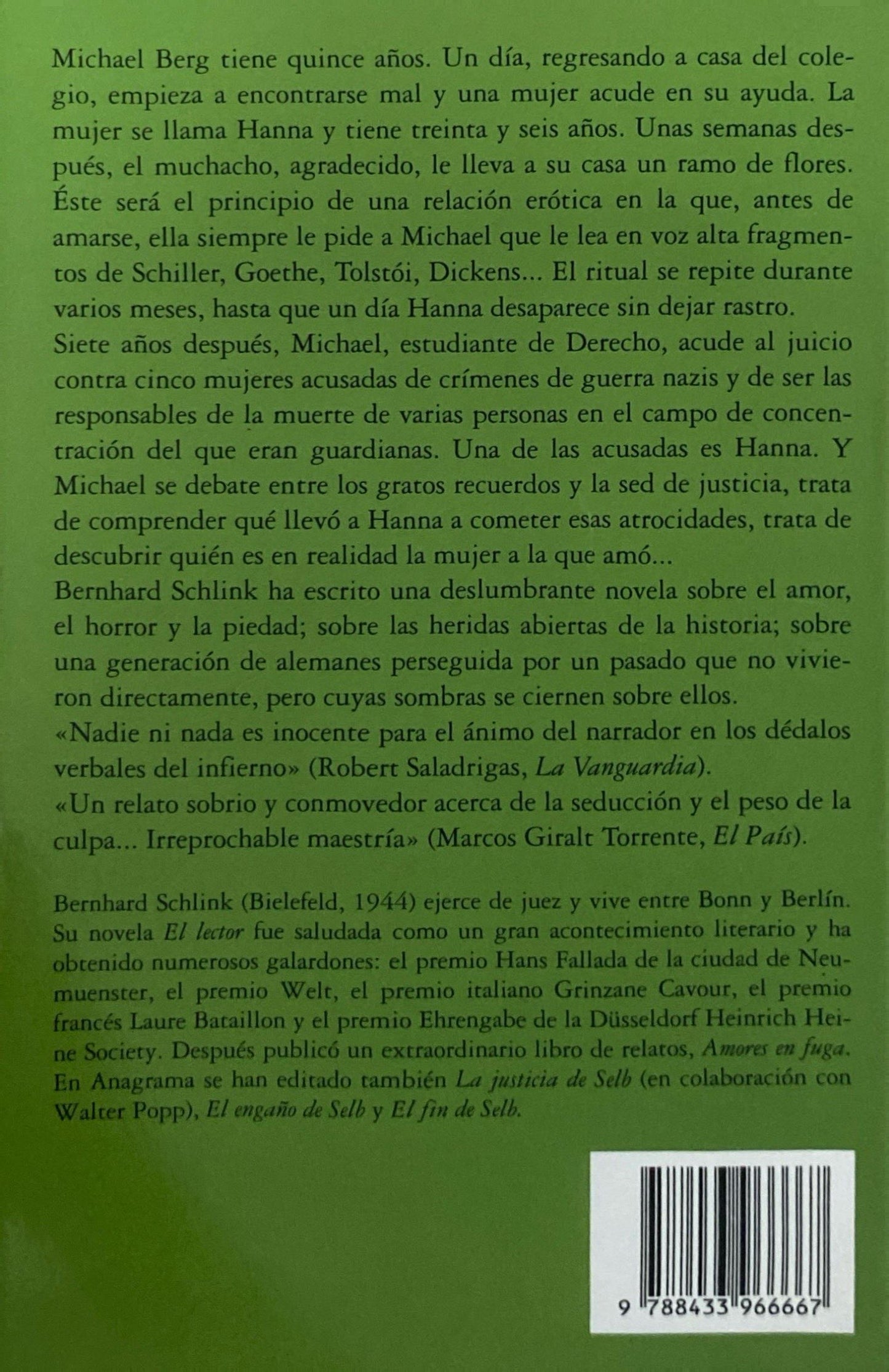El lector | Bernhard Shlink