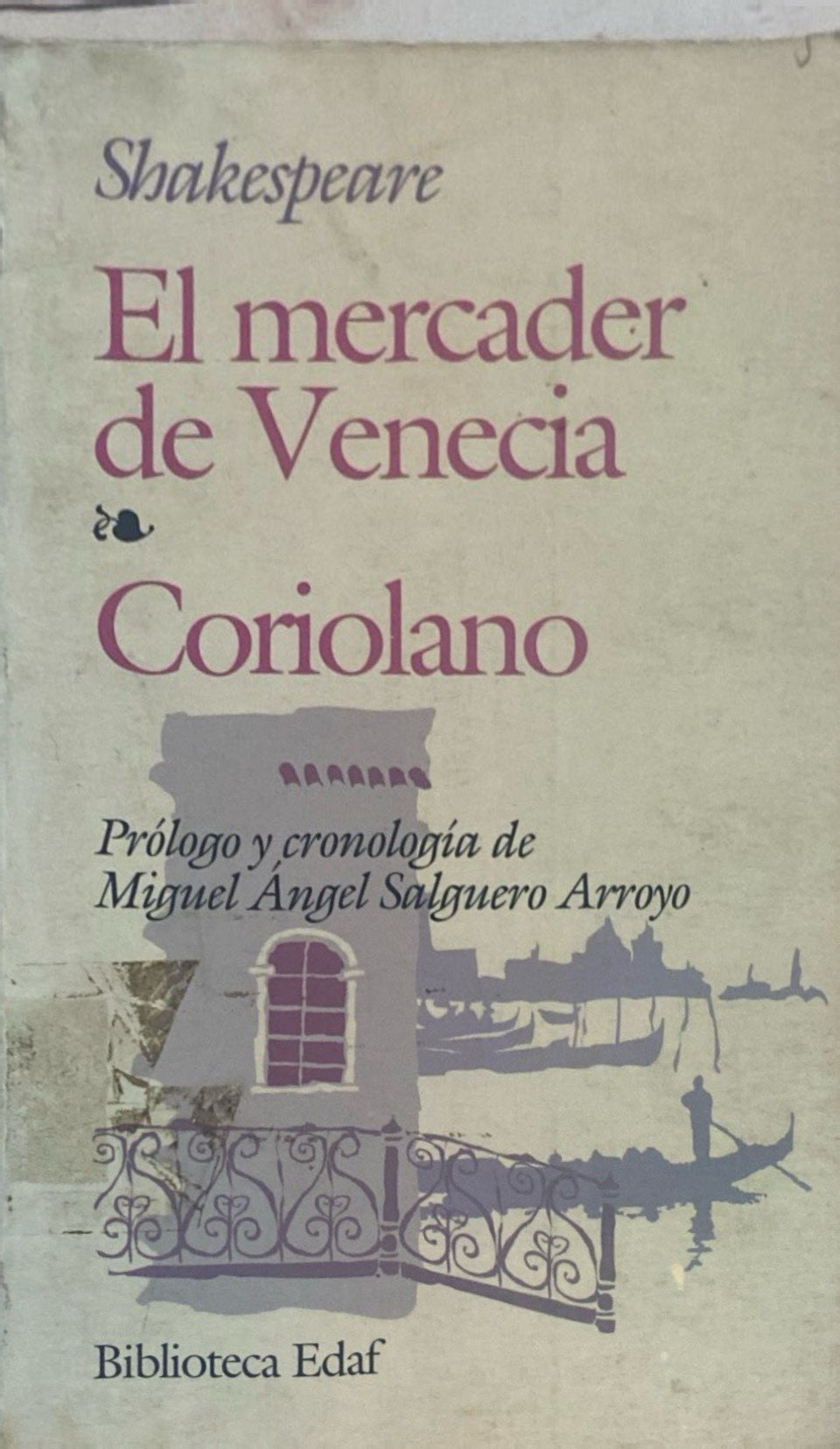 El mercader de venecia, coriolano | William Shakespeare