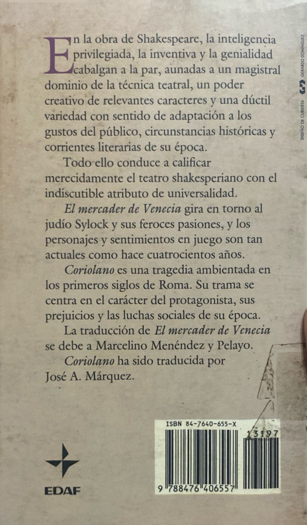 El mercader de venecia, coriolano | William Shakespeare