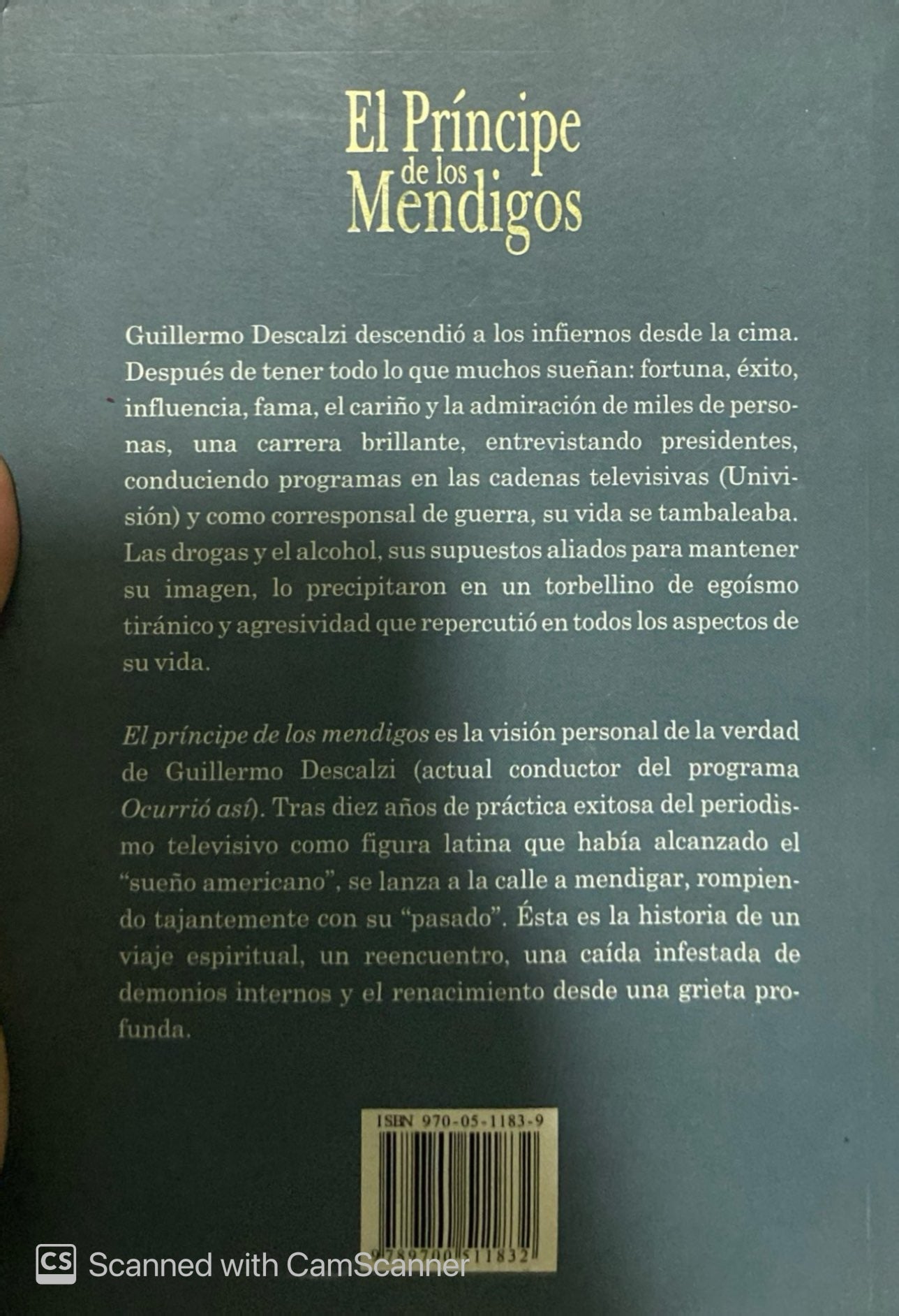 El príncipe de los mendigos | Guillermo Descalzi