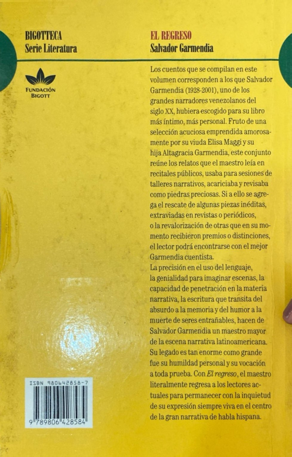 El regreso | Salvador Garmendia