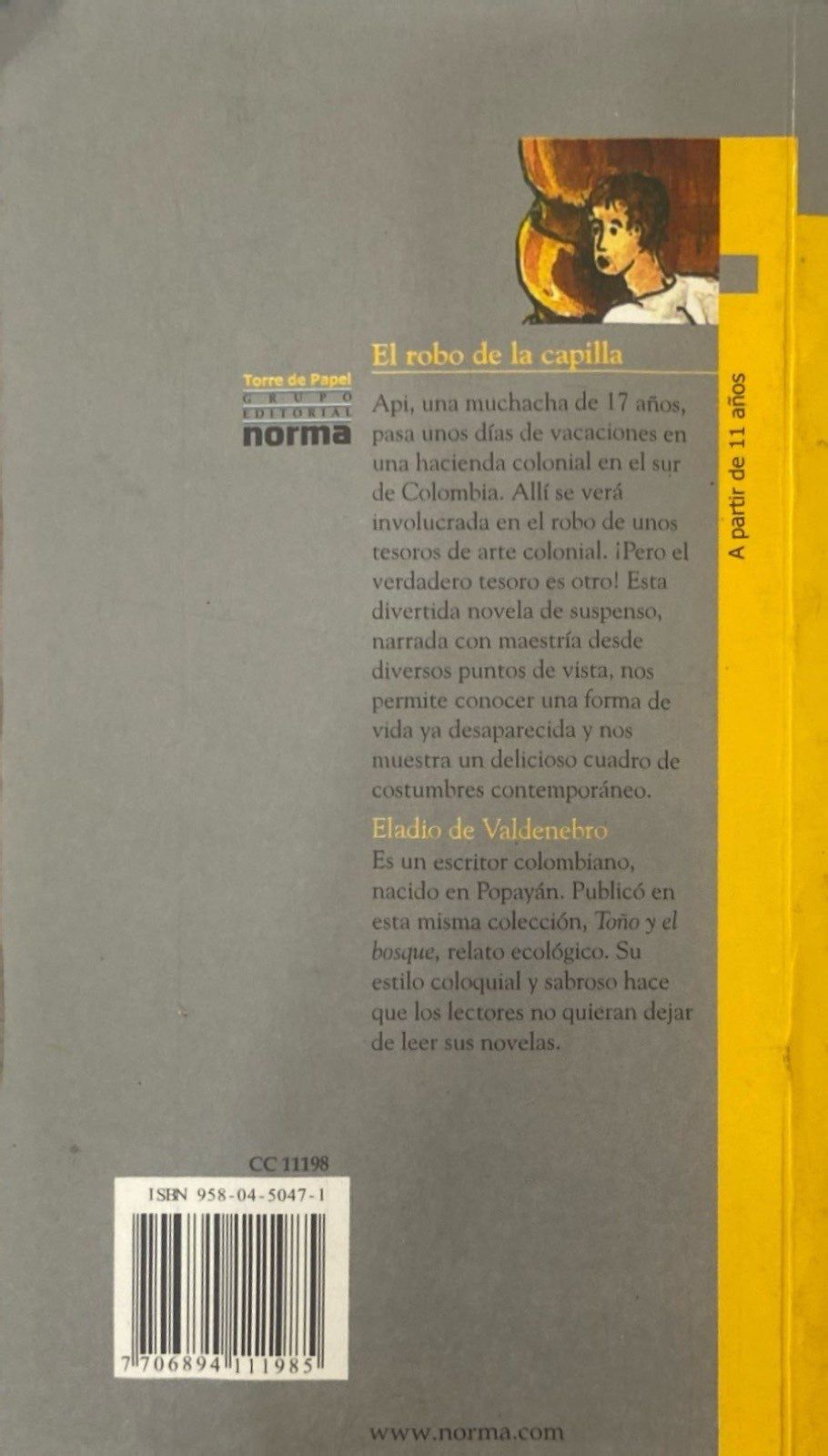 El robo de la capilla | Eladio de Valdenebro