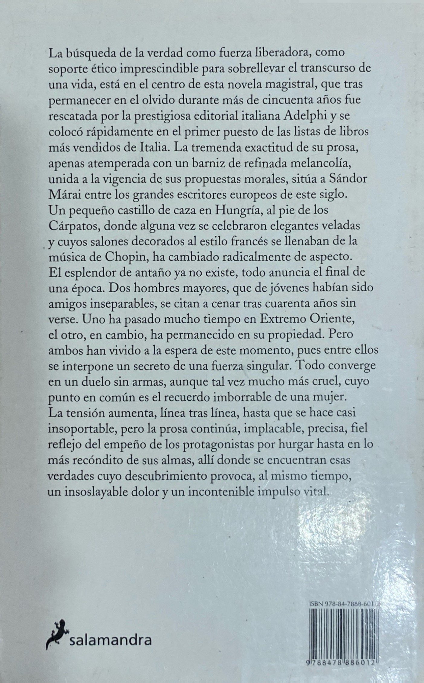 El último encuentro | Sándor Márai