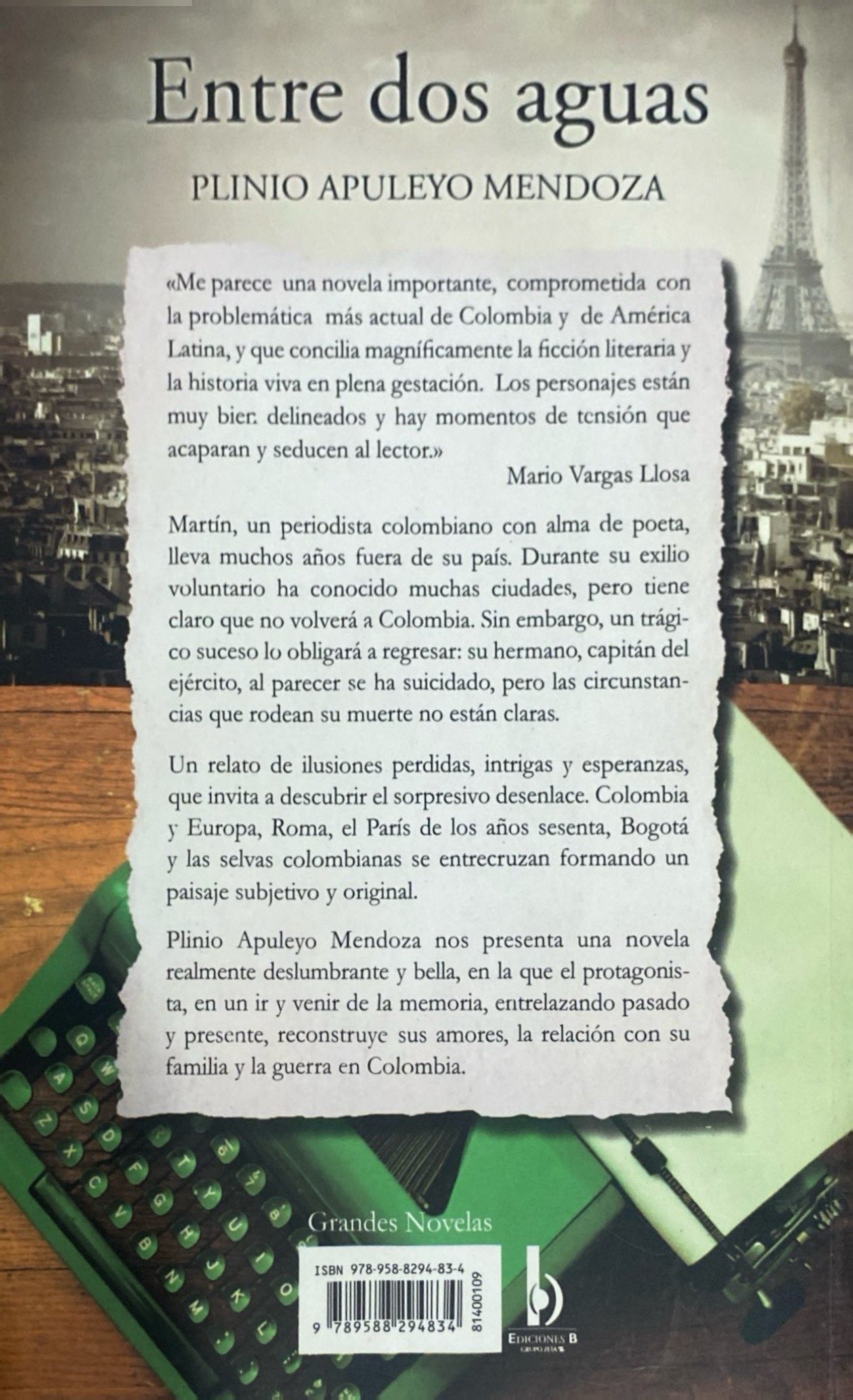 Entre dos aguas | Pilinio Apuleyo Mendoza