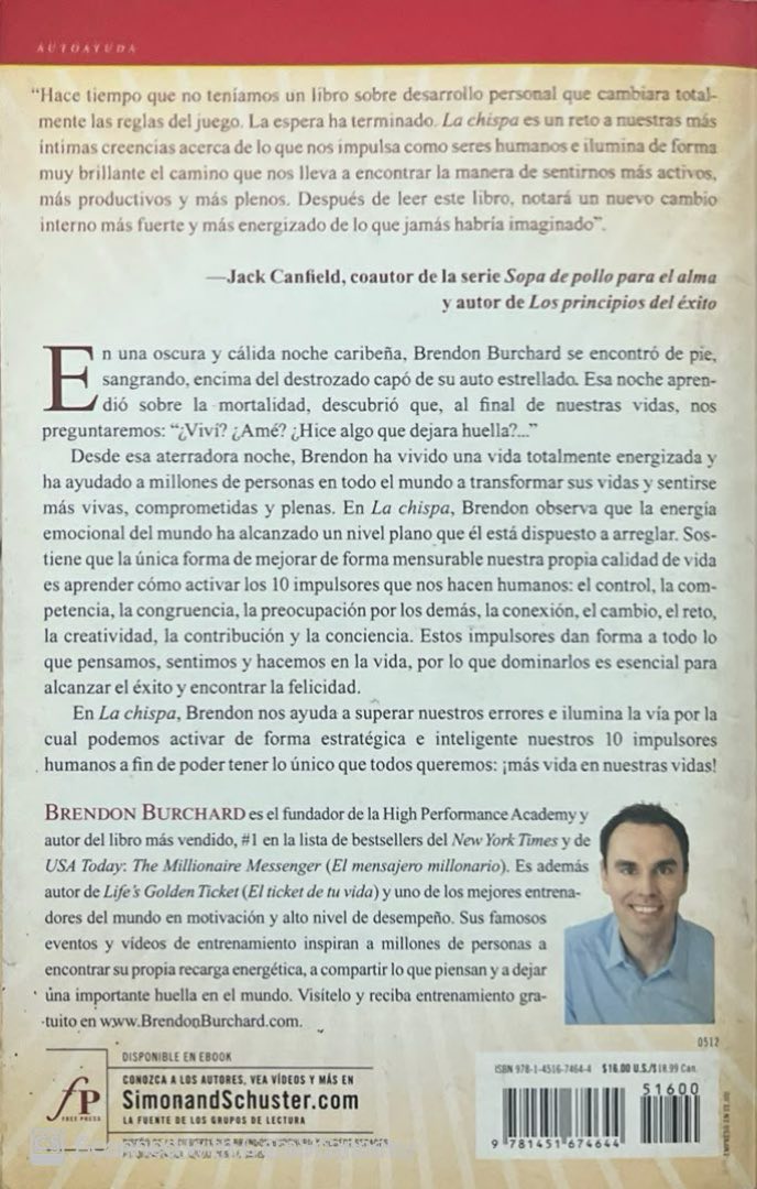 La chispa| Brendon Burchard