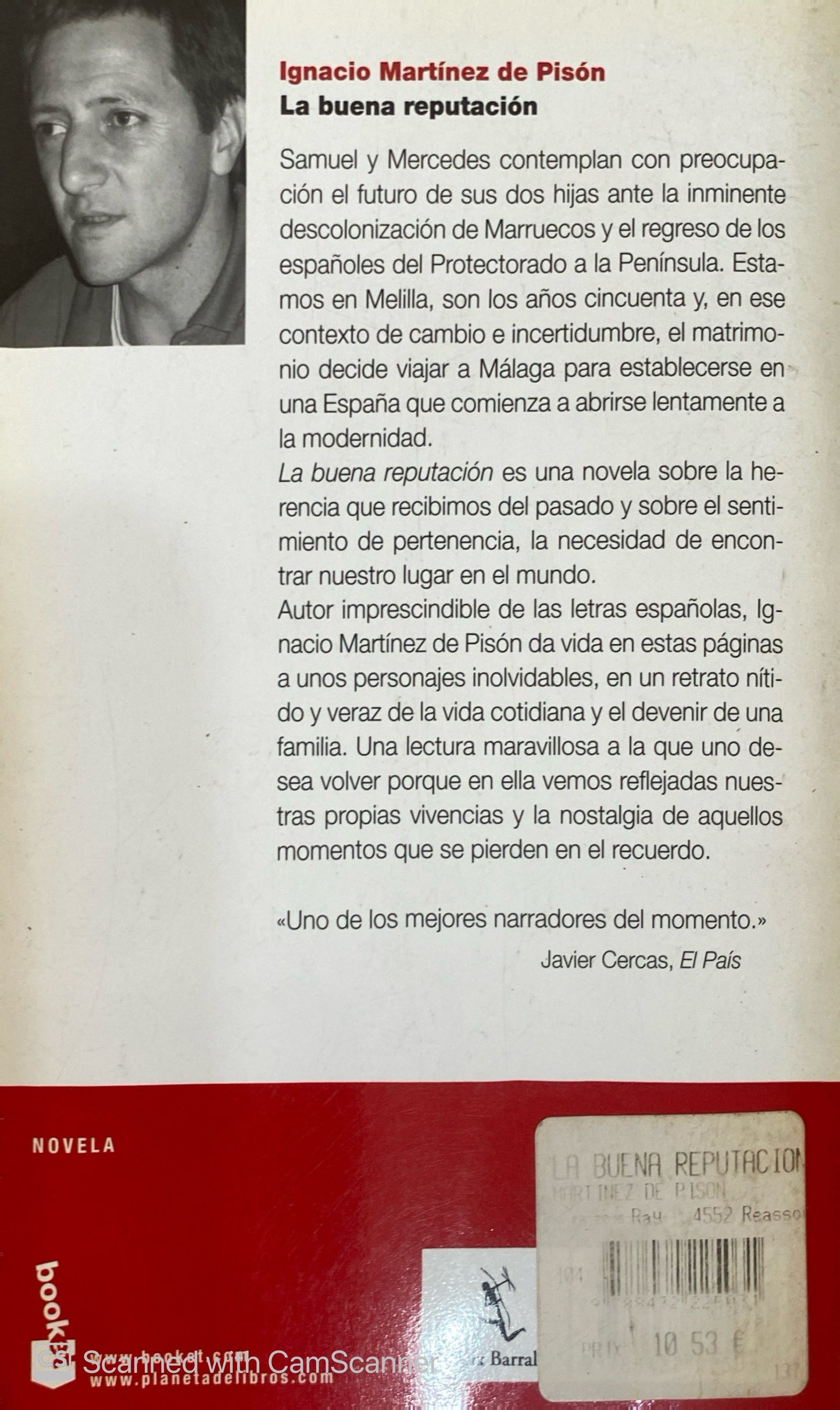 La buena reputación | Ignacio Martinez de Pisón