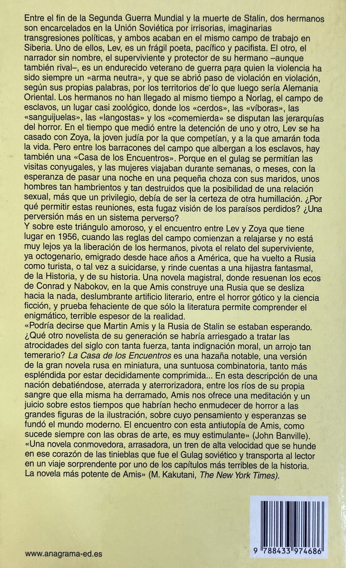 La casa de los encuentros | Martin Amis