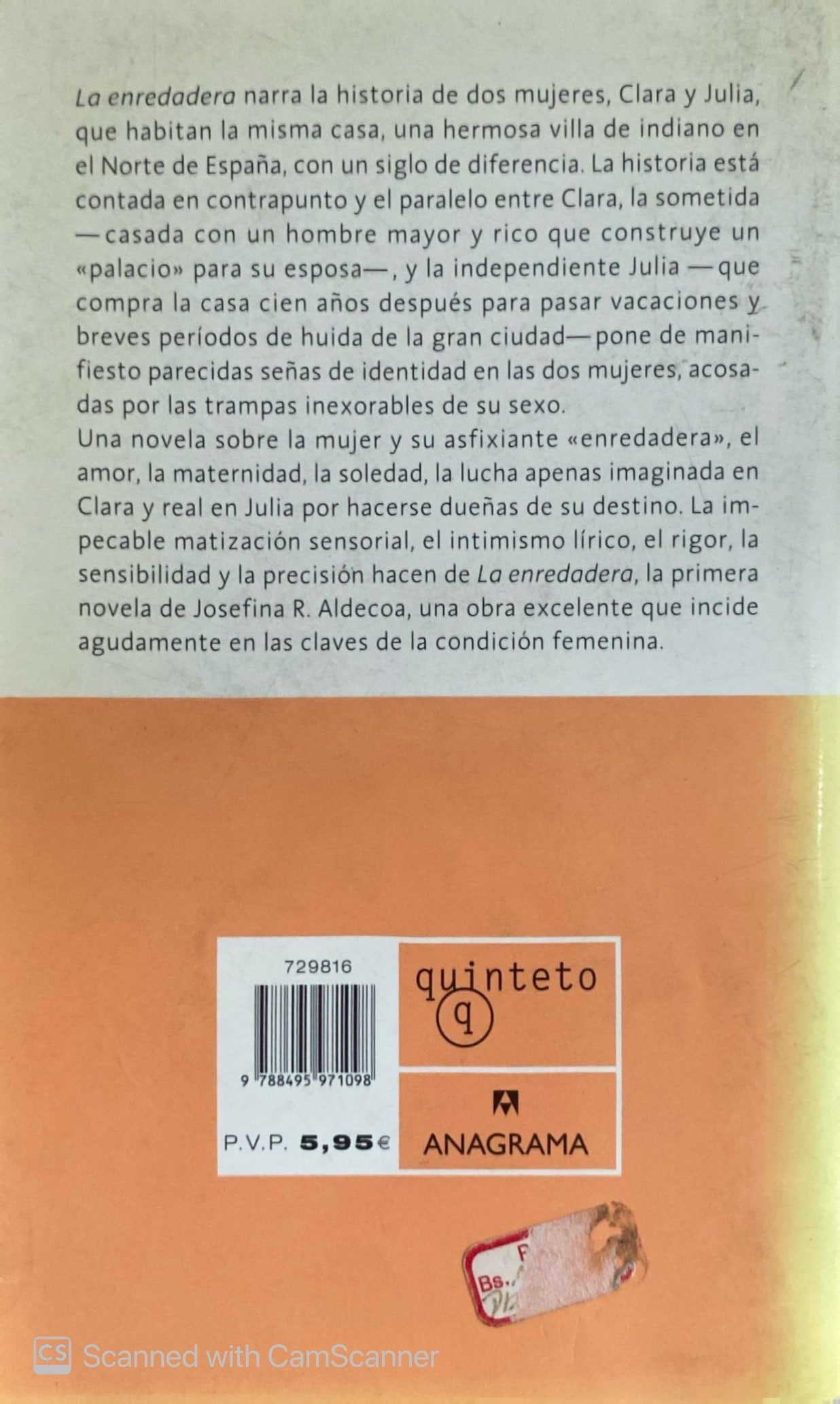 La enredadera | Josefina R. Aldecoa