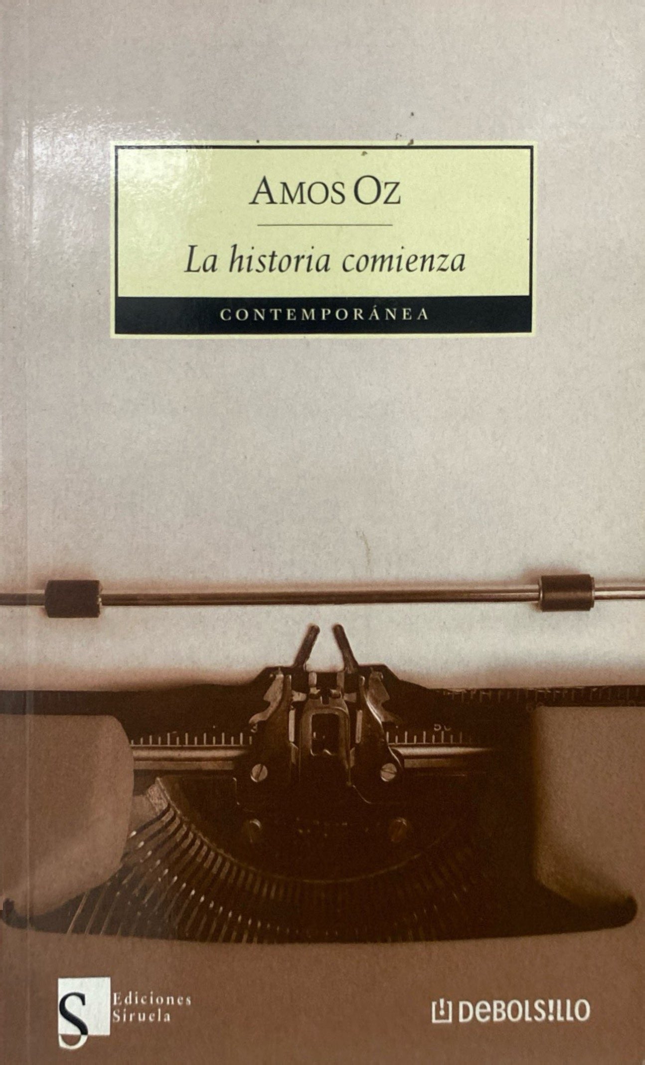 La historia comienza | Amos Oz