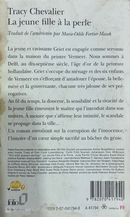 La jeune fille a la perle | Tracy Chevalier