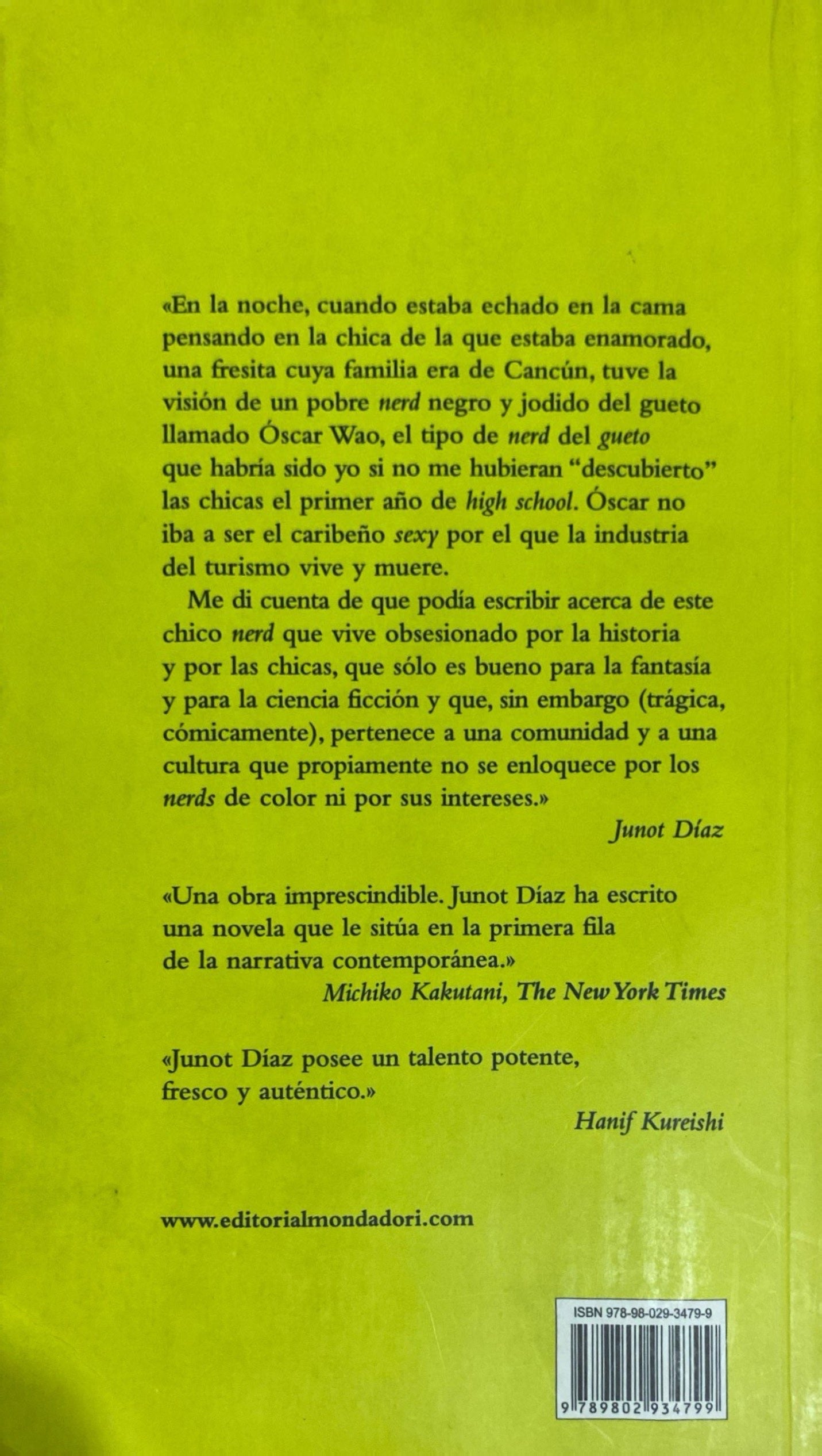 La maravillosa vida breve de Oscar Wao | Junot Diaz