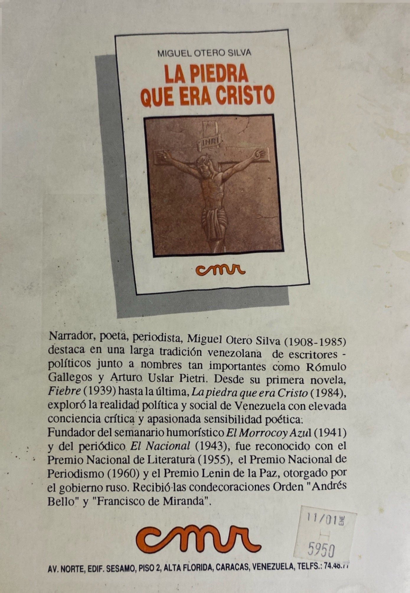 La piedra que era cristo | Miguel Otero Silva