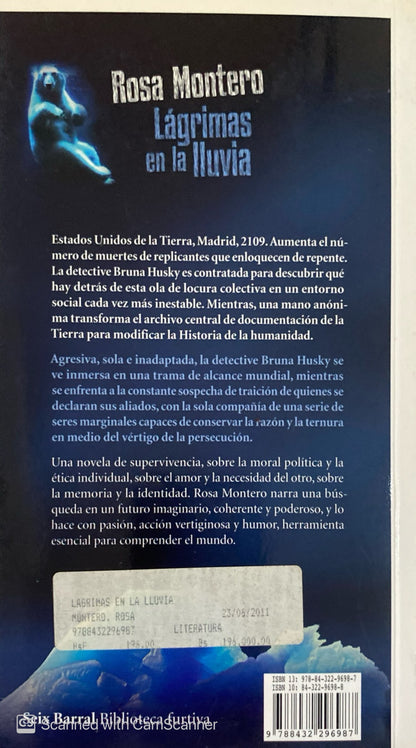 Lágrimas en la lluvia |Rosa Montero